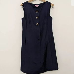 Lilly Pulitzer Silk Navy Dress